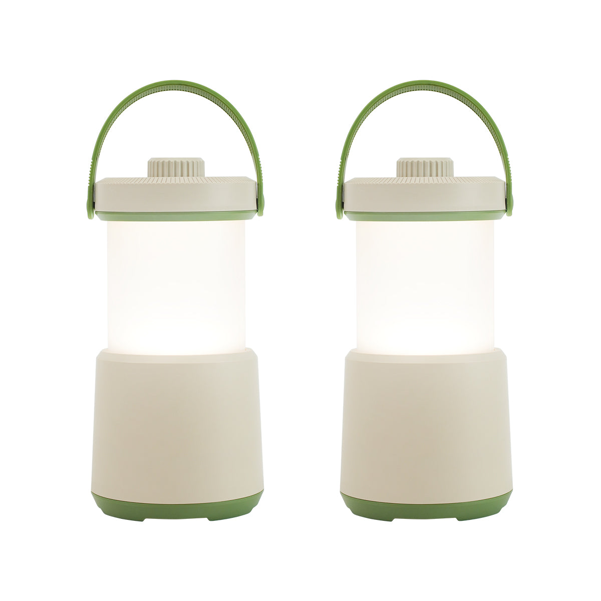 800 Lumen Rechargeable LED Camping Lantern Flashlight (2-Pack)