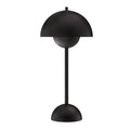 13.6 "  Black Medieval Style Rechargeable LED Cordless Touch Table Lamp for Living Room with 3 Color Temperature 1PK