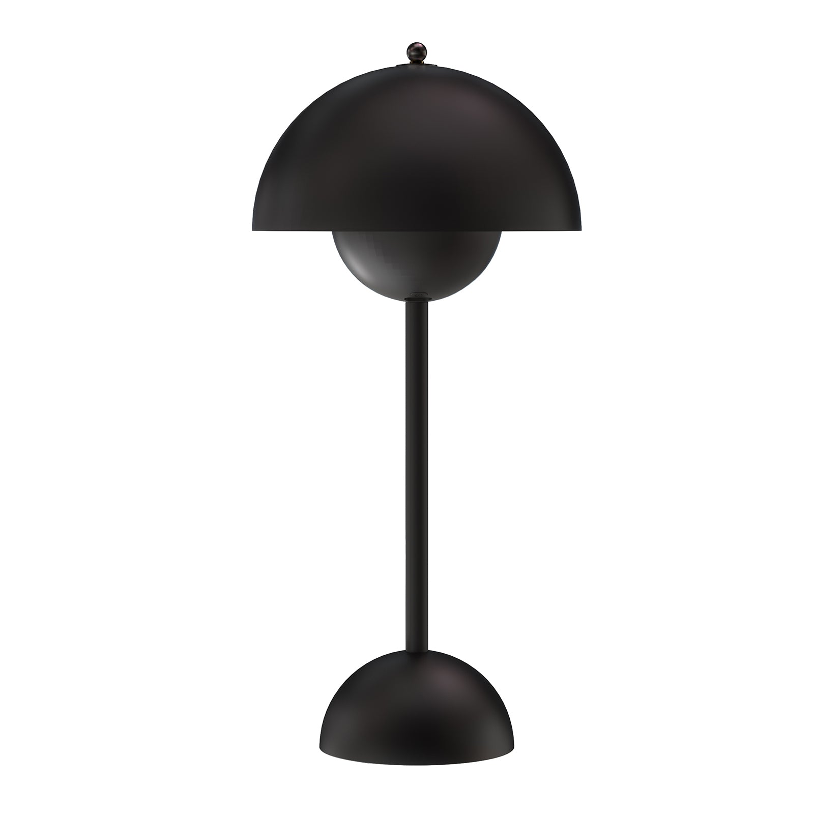 13.6 "  Black Medieval Style Rechargeable LED Cordless Touch Table Lamp for Living Room with 3 Color Temperature 1PK