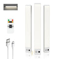 12 "  Rechargeable White Integrated LED Under Cabinet Light Motion Sensor, 4000K Dimmable with Remote Control, 3 Packs