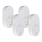 Dusk to Dawn Plug in LED Night Light with Socket, 2 Color Temperatures and 2 Brightness Levels? (4-Pack)