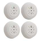 12-Color Changing Plug In LED Night Lights with Light Sensor (4-Pack)