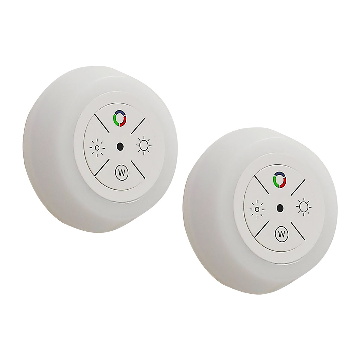 12-Color Changing Plug In LED Night Lights with Light Sensor (2-Pack)