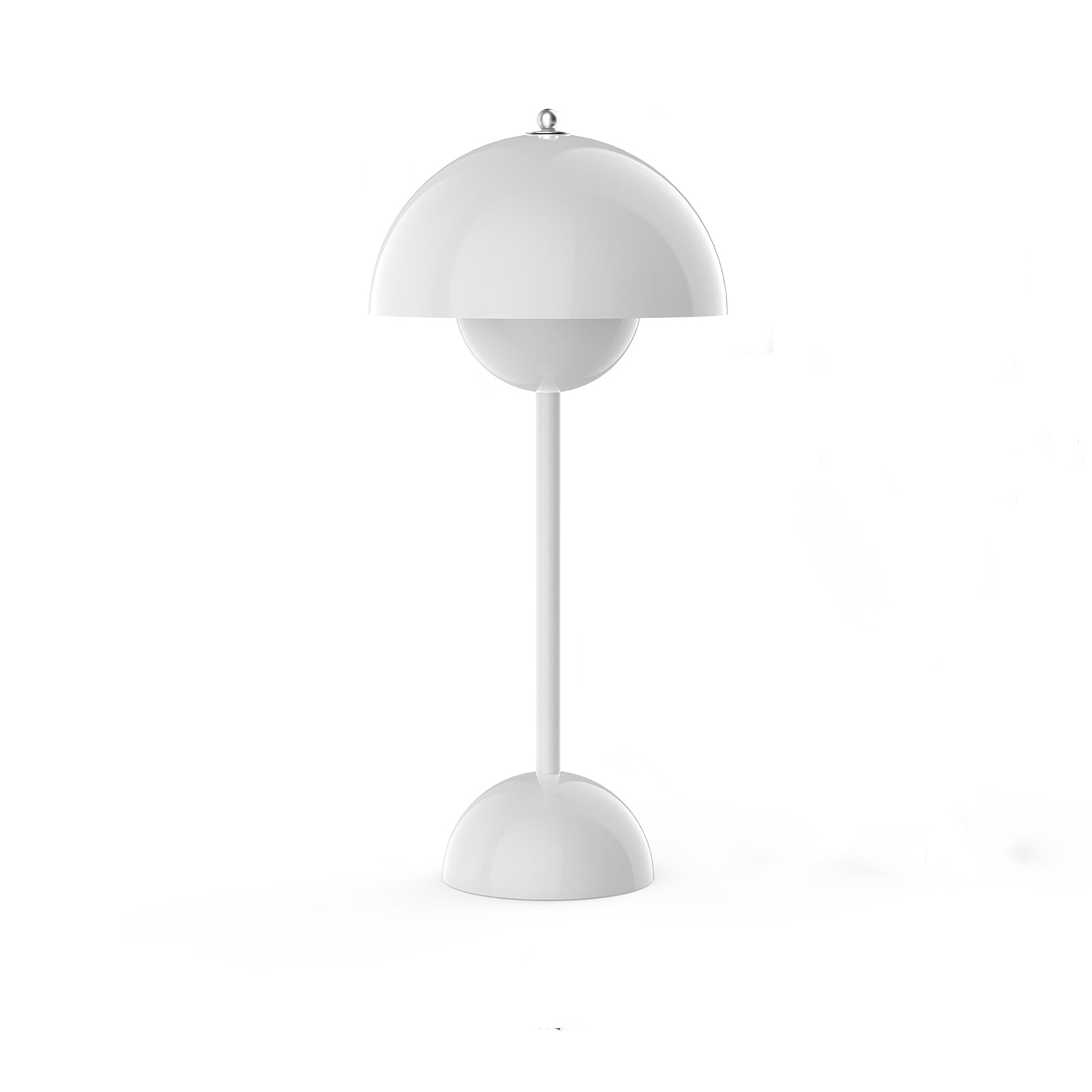 13.6 "  White Minimalist Style Rechargeable LED Cordless Touch Table Lamp for Living Room with 3 Color Temperature 1PK