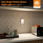 Extra Bright Motion Sensor Plug in LED Night Light with 2 Color Temperatures & 2 Brightness Levels? (2-Pack)