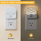 Plug In Integrated LED Night Light with Light Sensor (3-Pack)