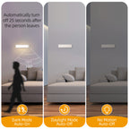 7.8 "  Battery Operated Daylight White Integrated LED Under Cabinet Lights with Hook, 2-Pack