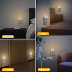 Plug In Integrated LED Night Light with Motion Sensor (3-Pack)