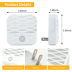 Plug In Integrated LED Night Light with Light Sensor (3-Pack)