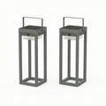 Solar RechargeableLED Cordless Table Lmap for Dinner with Stepless Dimming & Waterproof (2-Pack)